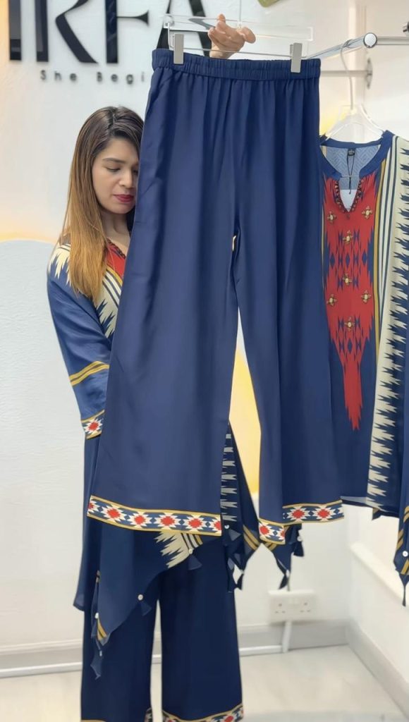 Women's Heavy Maslin Cotton Printed Kurti Pant Set
