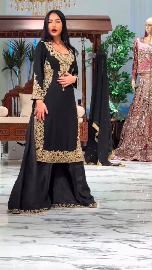 Women's Faux Georgette Embroidered Kurti Palazzo Set with Faux Georgette Dupatta
