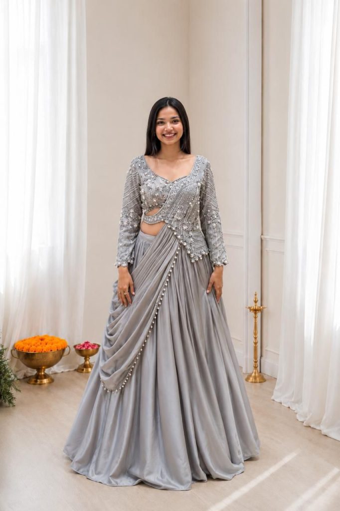 Women's Premium Rangoli Silk Embroidered Lehenga Choli Set with Dupatta